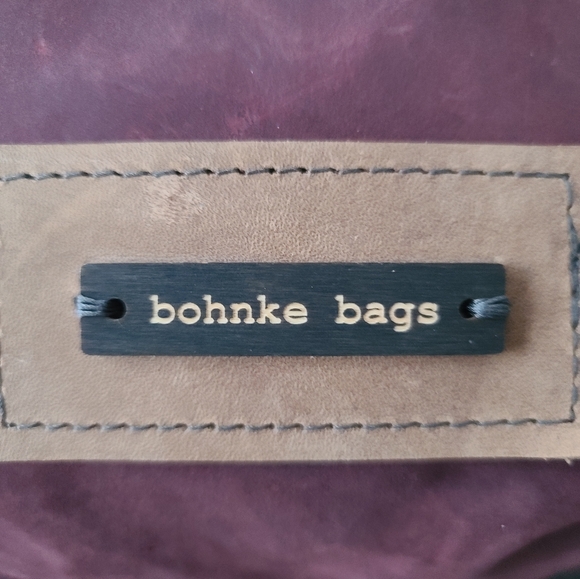 Bohnke Leather Oxblood Hobo Shoulder Bag - Picture 2 of 8